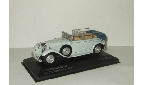 Мерседес Бенц Mercedes Benz Typ 770 Cabriolet F 1930 IXO Whitebox 1:43, масштабная модель, 1/43, Mercedes-Benz