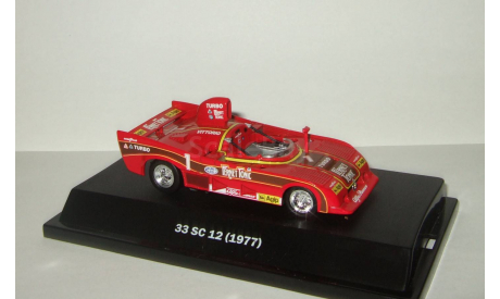 Альфа Ромео Alfa Romeo 33 SC 12 1977 IXO Altaya 1:43 БЕСПЛАТНАЯ доставка, масштабная модель, 1/43