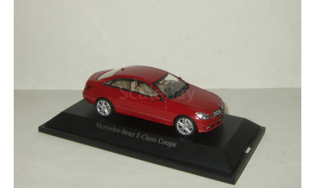 Мерседес Бенц Mercedes Benz E-Class Coupe C207 Красный Kyosho 1:43, масштабная модель, scale43, Mercedes-Benz