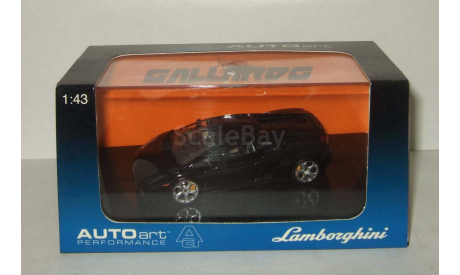 Ламборгини Lamborghini Gallardo Черный AutoArt 1:43 54562, масштабная модель, scale43