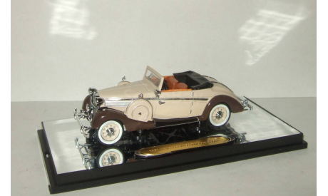 Майбах Maybach SW38 1937 2-door sportcabriolet (brown / biege) Signature 1:43 PM-43705-2, масштабная модель, 1/43