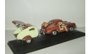 Порше Porsche 356 + прицеп кемпер 1963 Hongwell Cararama 1:43 Открываются двери БЕСПЛАТНАЯ доставка, масштабная модель, 1/43, Bauer/Cararama/Hongwell