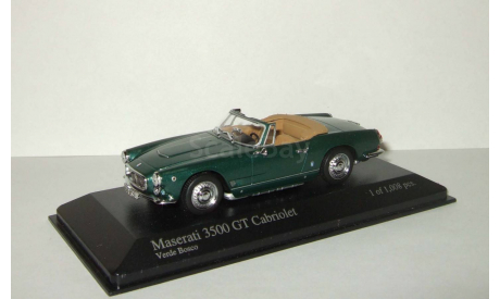 Мазерати Maserati 3500 GT Vignale Spyder 1961 Minichamps 1:43 400123234, масштабная модель, scale43