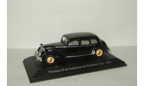 Ситроен Citroen 15 Six H limousine Президент Coty Франция 1956 Черный Norev 1:43, масштабная модель, scale43, Citroën