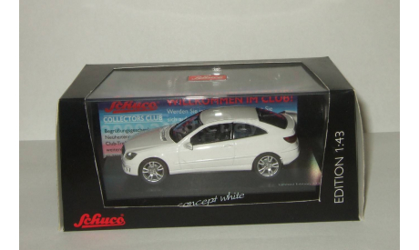 Мерседес Бенц Mercedes Benz CLC Coupe Concept White Schuco 1:43 07243, масштабная модель, 1/43, Mercedes-Benz