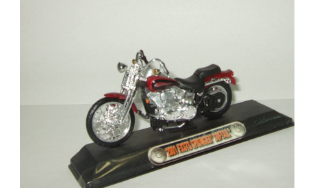 мотоцикл FXSTS Springer Softail 2001 Maisto 1:24 БЕСПЛАТНАЯ доставка, масштабная модель мотоцикла, 1/24