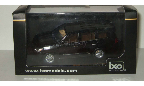 Лексус Lexus LX570 2009 4x4 Черный IXO 1:43 MOC123, масштабная модель, 1/43, IXO Road (серии MOC, CLC)