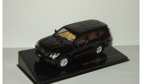 Лексус Lexus LX570 2009 4x4 Черный IXO 1:43 MOC123, масштабная модель, 1/43, IXO Road (серии MOC, CLC)