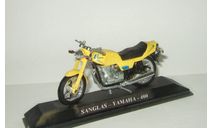 мотоцикл Sanglas Yamaha 400 1966 Guiloy 1:24 БЕСПЛАТНАЯ доставка, масштабная модель мотоцикла, scale24