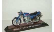 мотоцикл Sanglas 400 Y Bicilingrica 1982 Guiloy 1:24 БЕСПЛАТНАЯ доставка, масштабная модель мотоцикла, 1/24