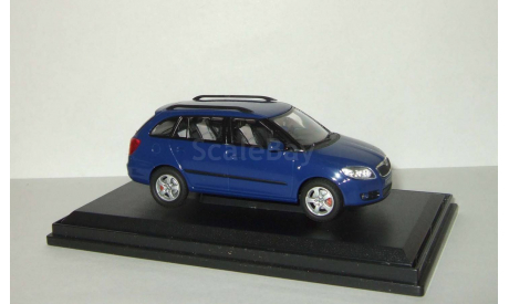 Шкода Skoda Fabia II Combi Универсал Синий Abrex 1:43, масштабная модель, 1/43, Škoda