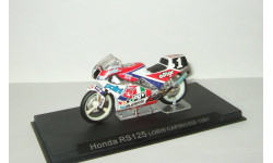 мотоцикл Хонда Honda RS 125 Loris Capirossi 1991 IXO 1:24 БЕСПЛАТНАЯ доставка