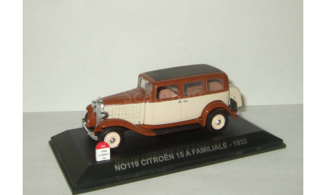 Ситроен Citroen Traction 15 A Familiale IXO Nostalgie 1:43 № 119, масштабная модель, Citroën, scale43