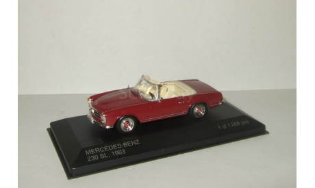 Мерседес Бенц Mercedes Benz 230 SL 1963 W113 IXO Whitebox 1:43, масштабная модель, 1/43, Mercedes-Benz