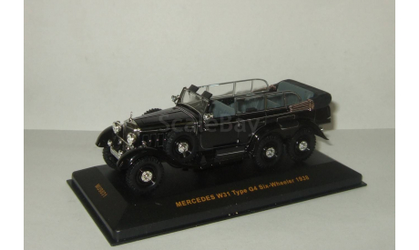 Мерседес Бенц Mercedes Benz W31 Type G4 6x6 1938 Черный IXO Museum 1:43 MUS031, масштабная модель, 1/43, IXO Museum (серия MUS), Mercedes-Benz