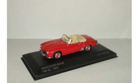 Мерседес Бенц Mercedes Benz 190 SL W121 1955 Whitebox 1:43, масштабная модель, 1/43, Mercedes-Benz