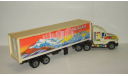 игрушка машинка Freightliner Century + полуприцеп Фура 1995 USA Сделано в 1990-е 1:50, масштабная модель, scale50