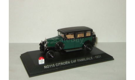 Ситроен Citroen 4 F Familiale 1931 Norev Nostalgie 1:43 № 115, масштабная модель, Citroën, scale43