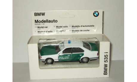 БМВ BMW 5 series 535 i E34 Polizei 1 сирена Schabak 1:43, масштабная модель, scale43