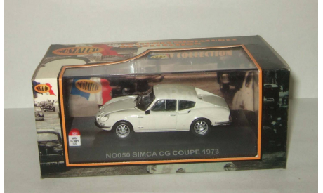 Симка Simca CG Coupe 1973 Norev Nostalgie 1:43 № 050, масштабная модель, scale43