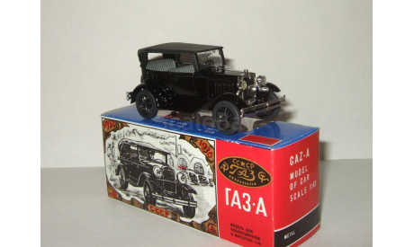 Газ А 1932 Черный постномерная СССР Агат Тантал Радон 1:43, масштабная модель, 1/43, Агат/Моссар/Тантал