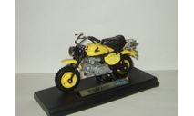 мотоцикл Хонда Honda Monkey 1967 Welly 1:18 БЕСПЛАТНАЯ доставка, масштабная модель мотоцикла, 1/18