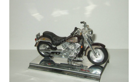 мотоцикл Харлей Harley Davidson FLSTF Fat Boy 1990 Maisto 1:18 БЕСПЛАТНАЯ доставка, масштабная модель мотоцикла, 1/18, Harley-Davidson