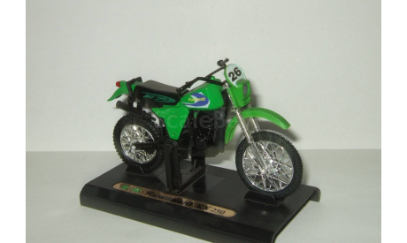 мотоцикл Kawasaki KX 250 1974 Maisto 1:18 БЕСПЛАТНАЯ доставка, масштабная модель мотоцикла, scale18