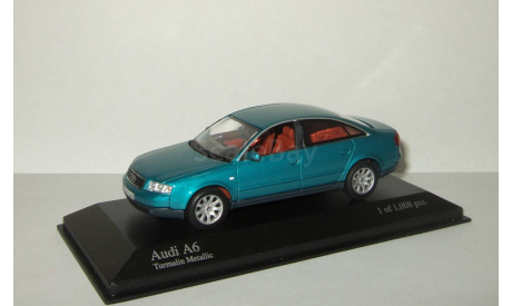 Ауди Audi A6 1997 C5 Minichamps 1:43 430017102, масштабная модель, 1/43