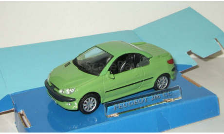 Пежо Peugeot 206 CC 2001 Cararama Hongwell 1:43, масштабная модель, Bauer/Cararama/Hongwell, scale43