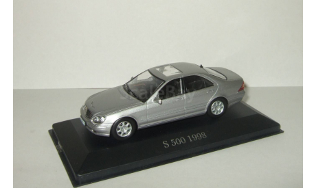 Мерседес Бенц Mercedes Benz S500 1998 W220 Серебристый IXO Altaya 1:43, масштабная модель, 1/43, Mercedes-Benz
