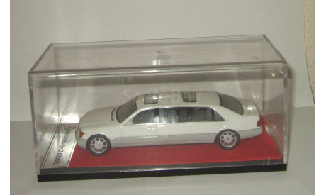 лимузин Мерседес Бенц Mercedes Benz S 600 L Pullman 1997 W140 Белый Paudi Models 1:43, масштабная модель, scale43, Mercedes-Benz
