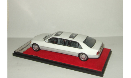 лимузин Мерседес Бенц Mercedes Benz S 600 L Pullman 1997 W140 Белый Paudi Models 1:43, масштабная модель, scale43, Mercedes-Benz