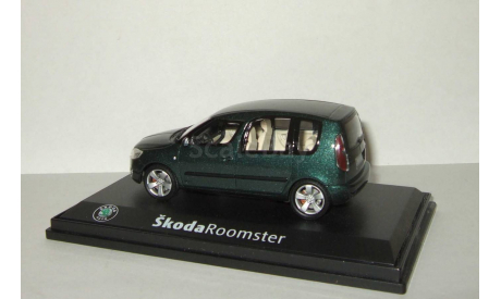 Skoda (Шкода) Roomster Зеленый металлик Abrex 1:43, масштабная модель, 1/43, Škoda