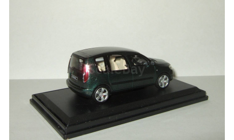 Skoda (Шкода) Roomster Зеленый металлик Abrex 1:43, масштабная модель, 1/43, Škoda