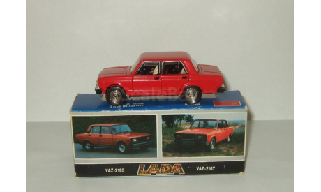 Ваз 2105 Жигули Lada Красная А39 Ранняя 1984 г. СССР Номерная Агат Тантал Радон 1:43, масштабная модель, 1/43, Агат/Моссар/Тантал