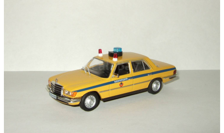 Мерседес Бенц Mercedes Benz SEL W116 1975 Милиция СССР IXO Полицейские машины мира 1:43, масштабная модель, scale43, IXO Road (серии MOC, CLC), Mercedes-Benz