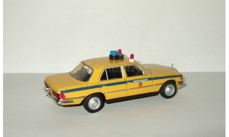 Мерседес Бенц Mercedes Benz SEL W116 1975 Милиция СССР IXO Полицейские машины мира 1:43, масштабная модель, scale43, IXO Road (серии MOC, CLC), Mercedes-Benz