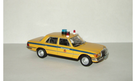 Мерседес Бенц Mercedes Benz SEL W116 1975 Милиция СССР IXO Полицейские машины мира 1:43, масштабная модель, scale43, IXO Road (серии MOC, CLC), Mercedes-Benz