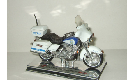 мотоцикл Харлей Harley Davidson New York Police Department NYPD USA США 2001 Maisto 1:18 БЕСПЛАТНАЯ доставка, масштабная модель мотоцикла, scale18, Harley-Davidson