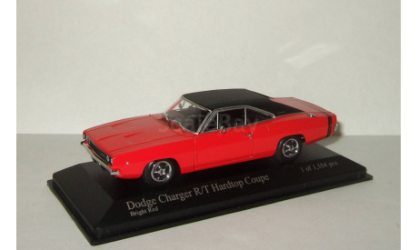 Додж Dodge Charger R/T Hardtop Coupe 1968 Minichamps 1:43 400144721, масштабная модель, scale43