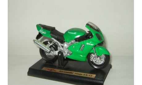 мотоцикл Kawasaki Ninja ZX 12 2000 Maisto 1:18 БЕСПЛАТНАЯ доставка, масштабная модель мотоцикла, scale18