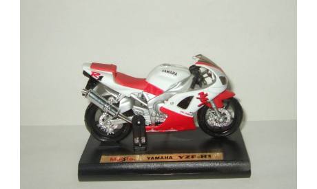 мотоцикл Ямаха Yamaha YZF R1 1999 Maisto 1:18 БЕСПЛАТНАЯ доставка, масштабная модель мотоцикла, scale18