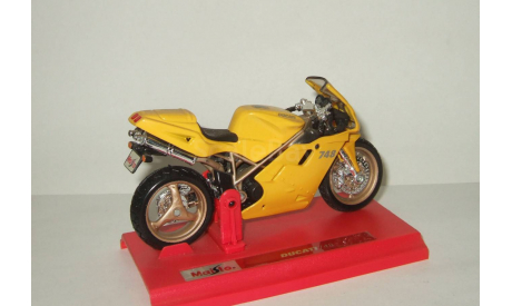 мотоцикл Ducati 748 2001 Maisto 1:18 БЕСПЛАТНАЯ доставка, масштабная модель мотоцикла, scale18