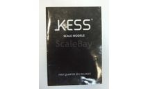 Каталог фирмы Kess Коллекционные модели 2012 год, масштабная модель, scale0