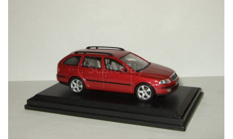 Шкода Skoda Octavia II Универсал Красный Abrex 1:43, масштабная модель, 1/43, Škoda