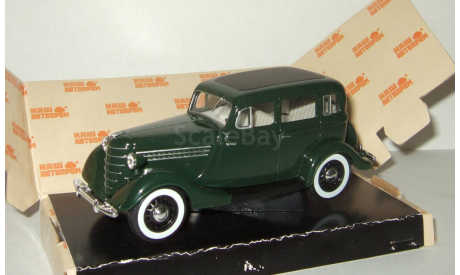 Газ 11 73 с ’Вайтволлами’ на колесах 1941 СССР НАП Наш Автопром 1:43 Проработан салон, масштабная модель, 1/43