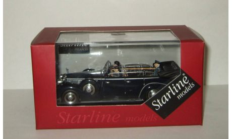 Lancia Astura IV Serie Ministeriale 1938 + фигурки и король Италии Vittorio Emanuele Starline 1:43, масштабная модель, 1/43