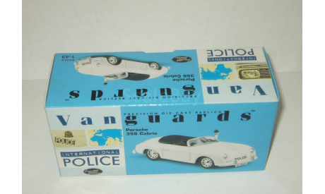 Порше Porsche 356 Police Polizei Corgi Vanguards 1:43, масштабная модель, 1/43