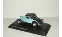 Пежо Peugeot 201 Coupe 1931 IXO Altaya 1:43, масштабная модель, 1/43